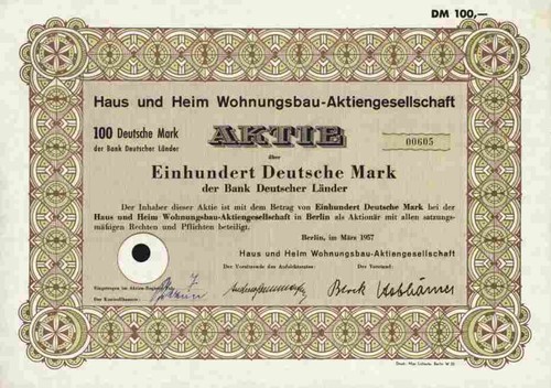 Haus und heim wohnungsbau - heim, ag