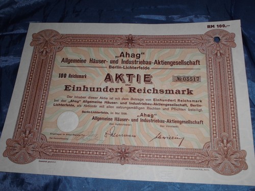 Historische aktie häuser - aktie,