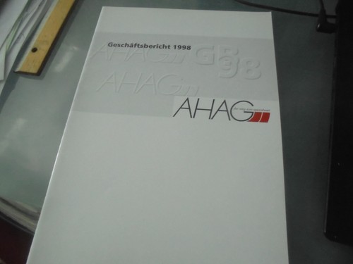 Geschäftsbericht ahag 1998 - geschäftsbericht,