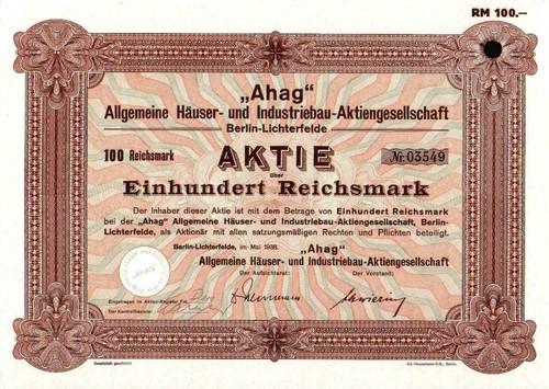 Ahag allgemeine häuser und - "ahag",